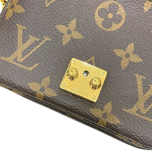 Louis Vuitton Micro Metis Shoulder Bag Monogram Leather Brown - Picture 14 of 16